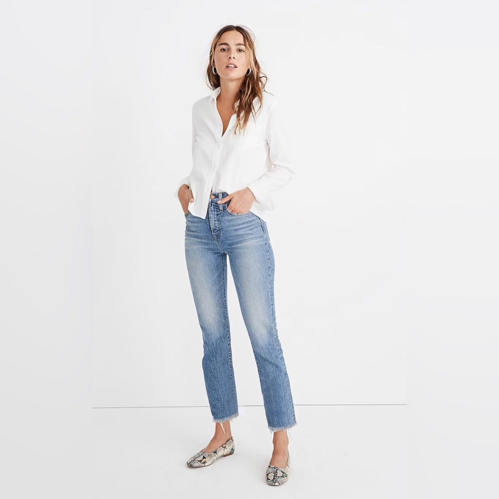 NEW Madewell The Perfect Vintage Jean in Ainsworth Wash Size 37 - Picture 1 of 3